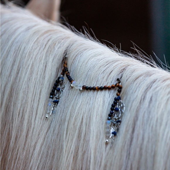 TIGERS EYE Rhythm mane beads, horse/pony, speed beads, trail beads, equestrian - Picture 3 of 7